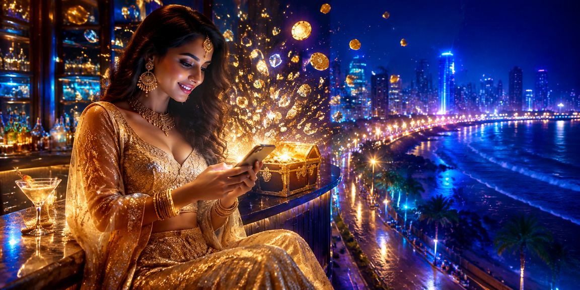 Teen Patti card game played on mobile phone in traditional Mumbai setting